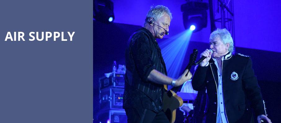 Air Supply, Community Theatre, Morristown