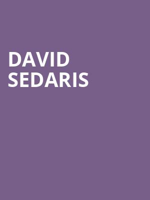 David Sedaris, Community Theatre, Morristown
