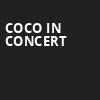 Coco In Concert, Community Theatre, Morristown